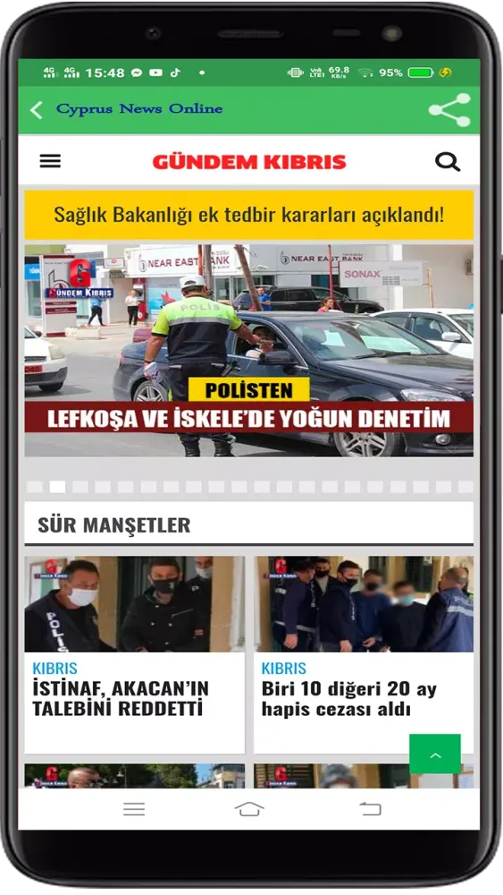 Capturas de pantalla de Cyprus News Online