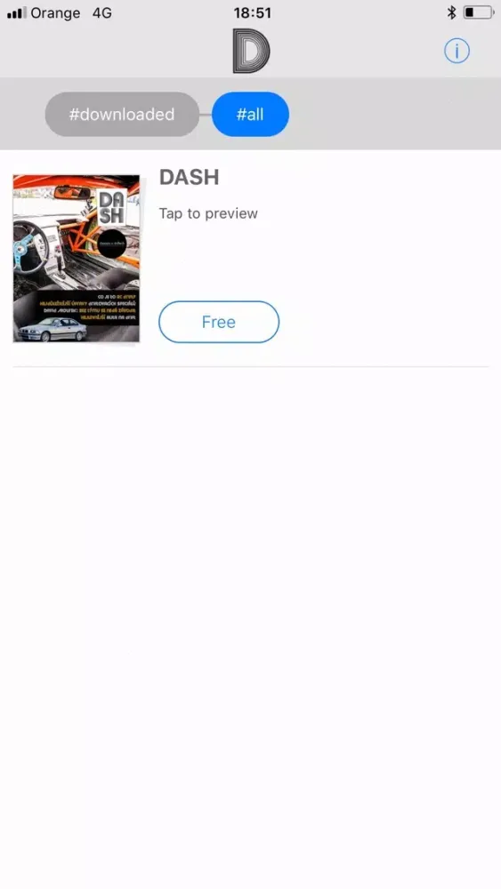 DASH časopis Screenshots