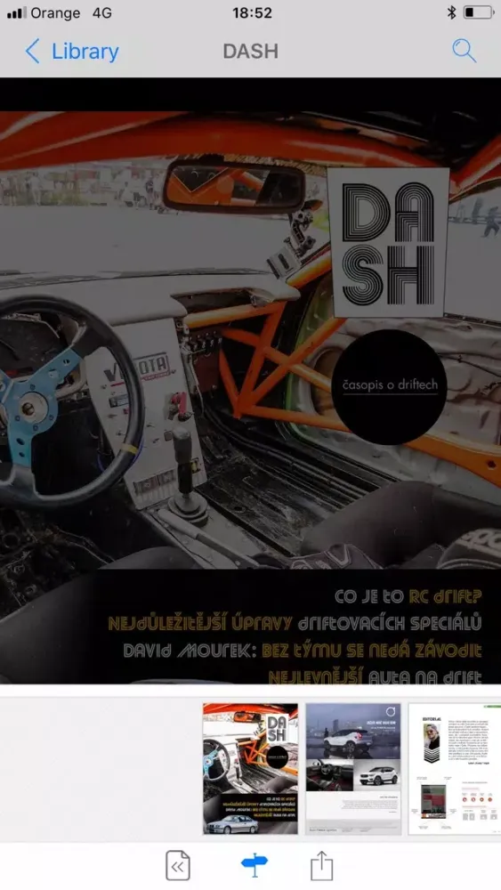 DASH časopis Screenshots