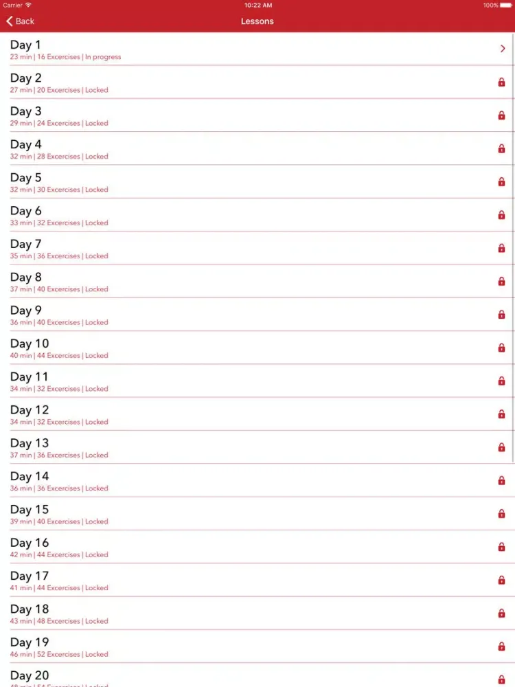 30 Days Shred Guitar Secret iPad  Ekran Görüntüleri