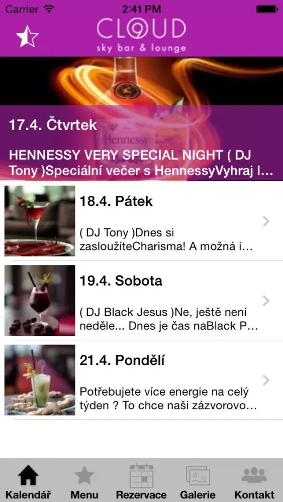 Cloud 9 sky bar & lounge (cz)应用截图