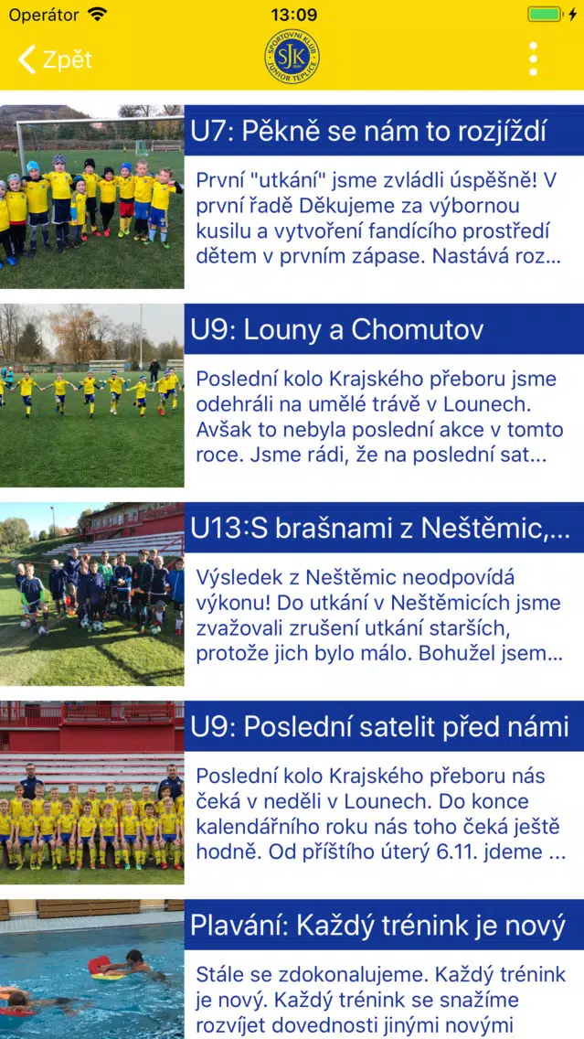 Můj Junior سکرین شاٹس