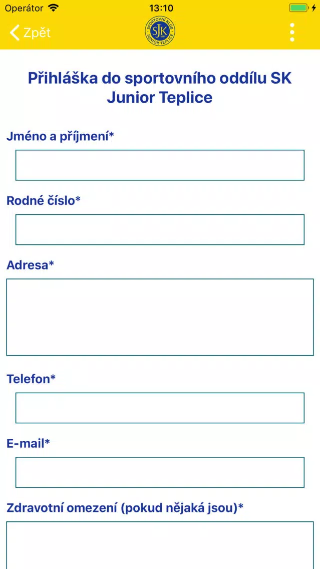 Můj Junior سکرین شاٹس