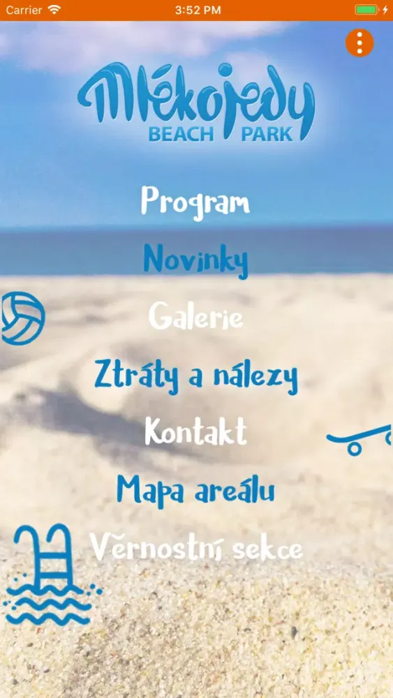 Mlékojedy Beach Park應用截圖
