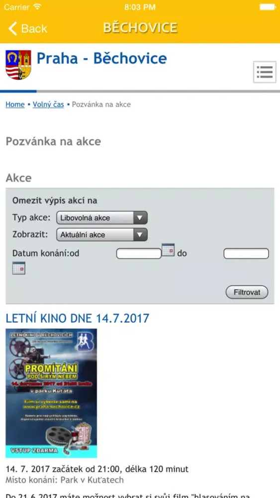 Praha Běchovice Screenshots