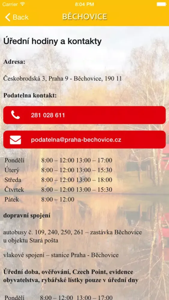 Praha Běchovice Screenshots