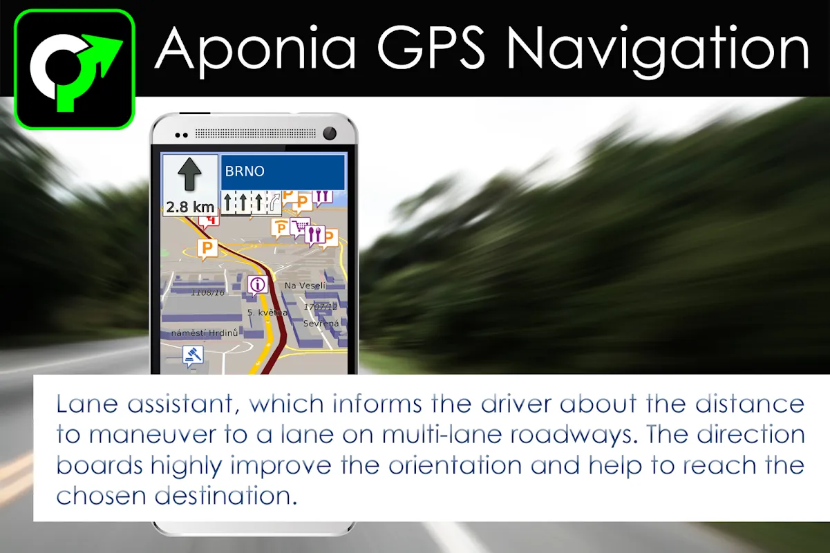 Aponia GPS Navigation Ekran Görüntüleri