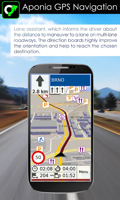 Aponia GPS Navigation Ekran Görüntüleri