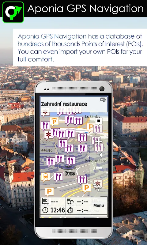 Aponia GPS Navigation Ekran Görüntüleri