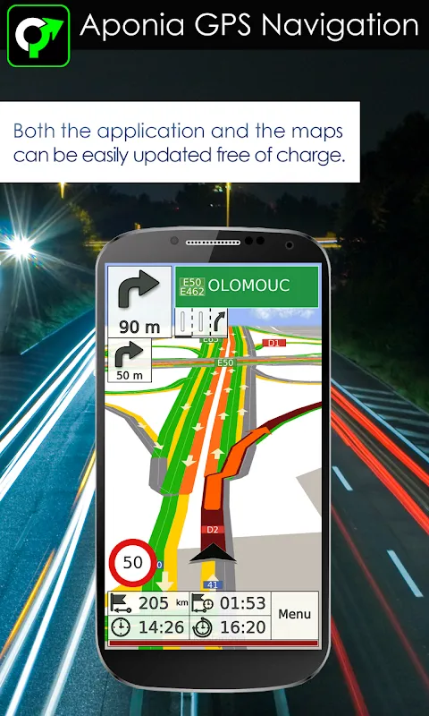 Aponia GPS Navigation Ekran Görüntüleri