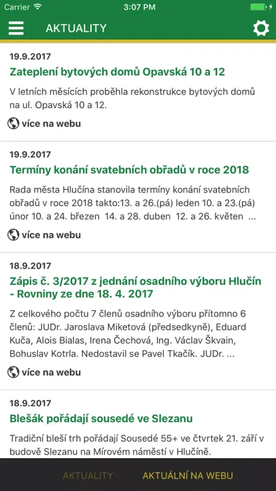 Hlučín v mobilu應用截圖