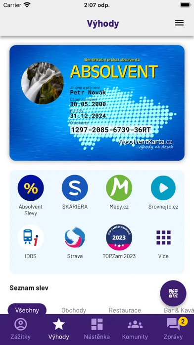 Komunitni apka Screenshots