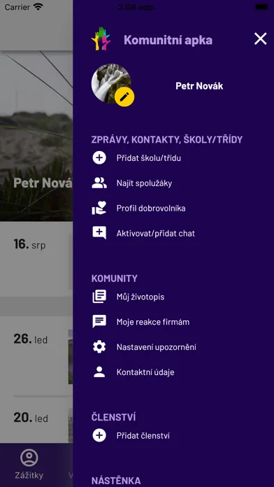 Komunitni apka Screenshots