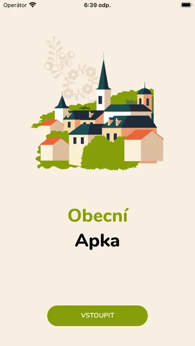 ภาพหน้าจอของ Obecní apka