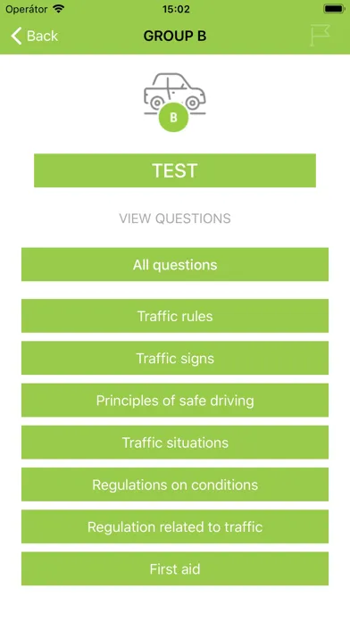 Driving school tests - Czechia应用截图