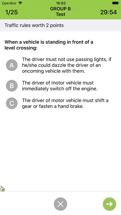 Driving school tests - Czechia应用截图