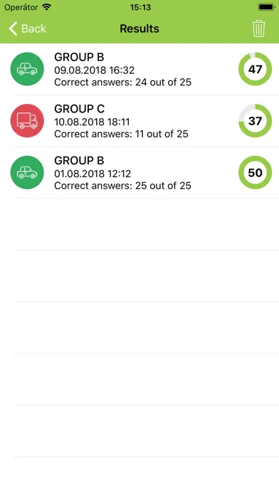 Driving school tests - Czechia应用截图