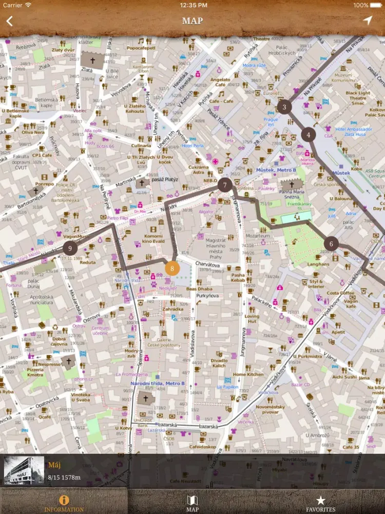 Prague Minos Guide iPad  স্ক্রিনশট