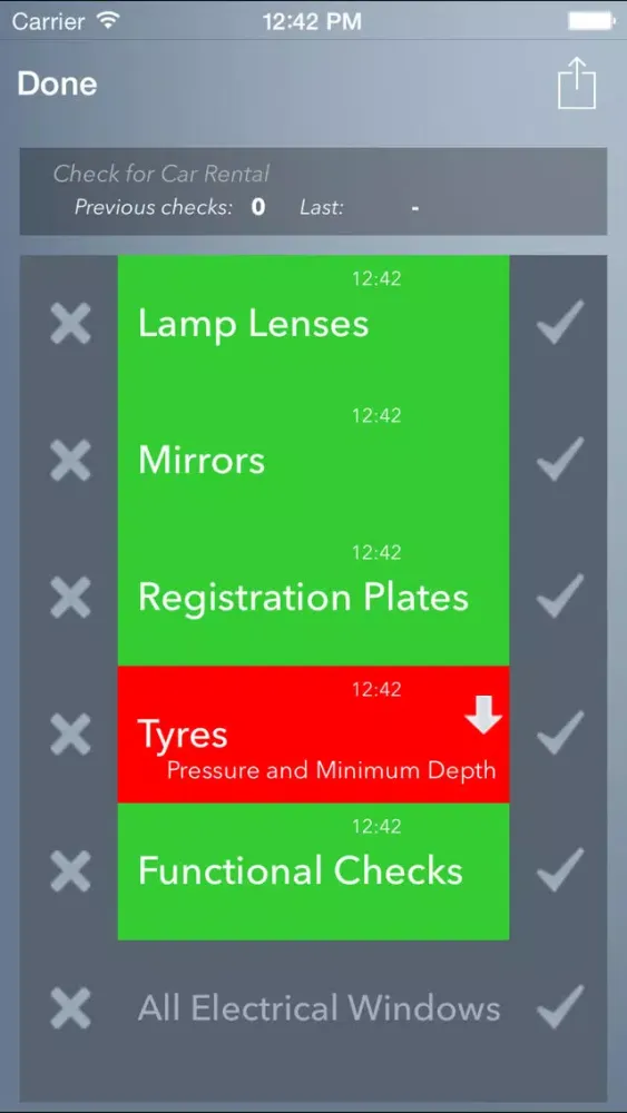 ภาพหน้าจอของ Check The List