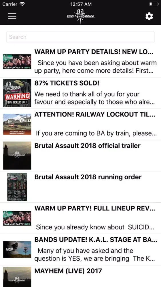Tangkapan skrin Brutal Assault 2018