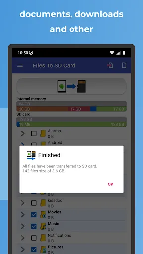 Capturas de tela do Files To SD Card or USB Drive