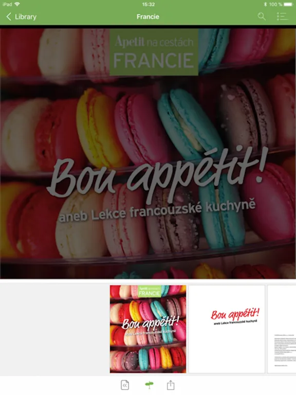 Скриншоты Knihy Apetit iPad 