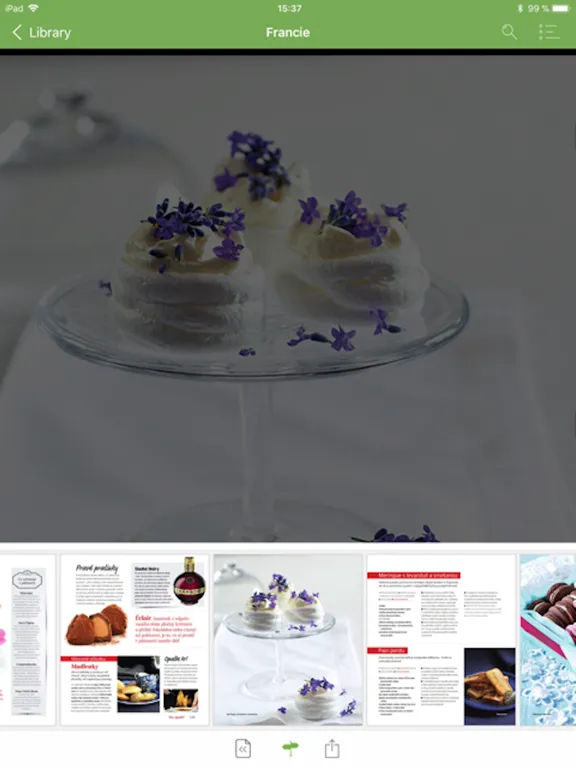 Скриншоты Knihy Apetit iPad 