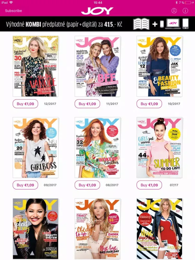 Zrzuty ekranu JOY Czech iPad 