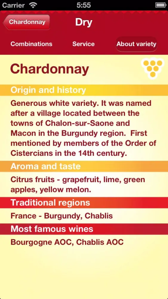 Ảnh chụp màn hình của WineHero