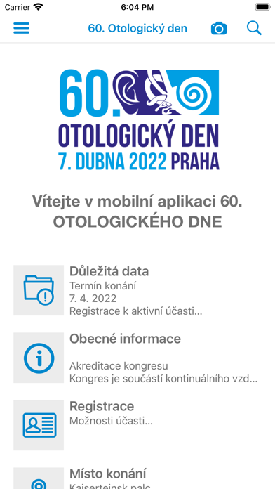 Capturas de pantalla de Česká ORL společnost