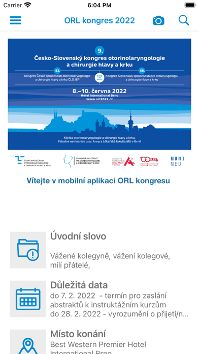 Capturas de pantalla de Česká ORL společnost