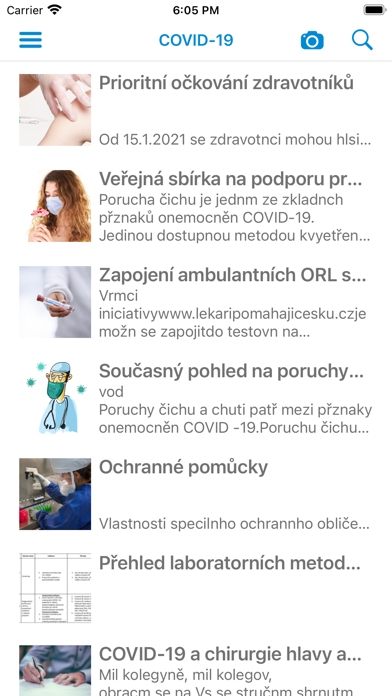 Capturas de pantalla de Česká ORL společnost