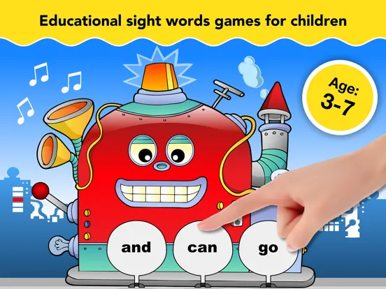 Capturas de tela do Sight Words Reading Games ABC iPad 