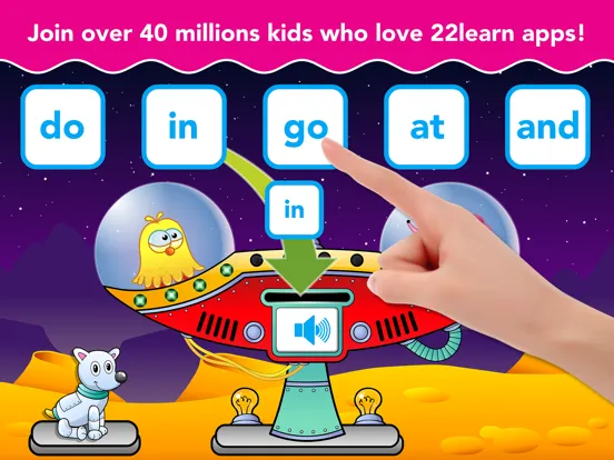 Capturas de tela do Sight Words Reading Games ABC iPad 