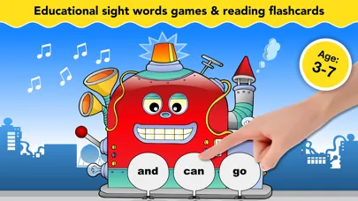 Capturas de tela do Sight Words Reading Games ABC