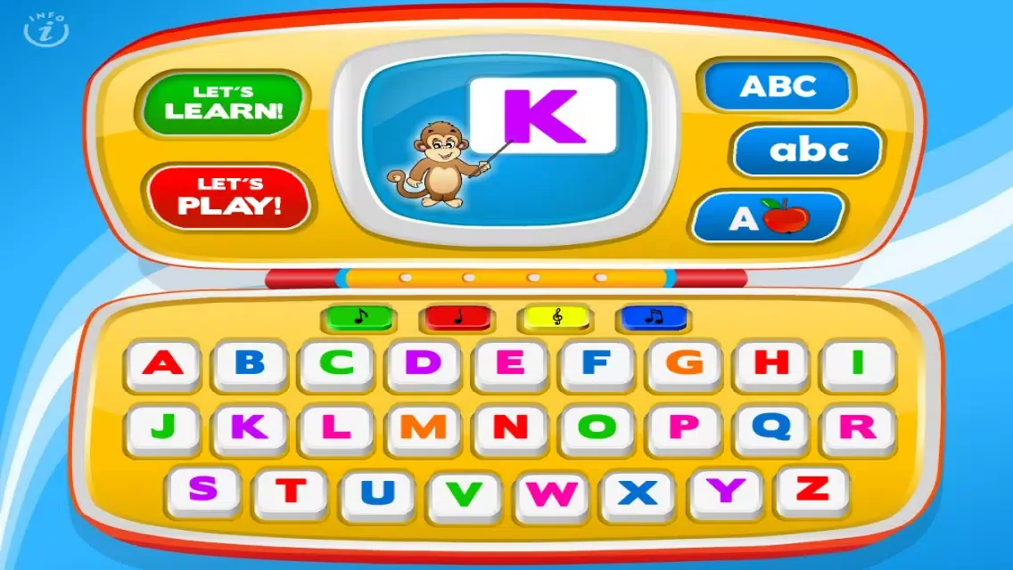 Letters Laptop A to Z · TeachMe Alphabet, ABC Letter Quiz and Letter Recognition, Flash Cards and Spelling Activities - Learning Reading School Games for Kids: Toddler, Preschool, Kindergarten by Abby Monkey® Screenshots