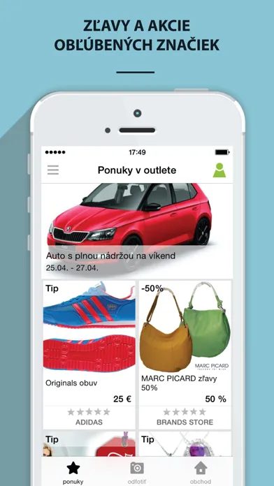 Zrzuty ekranu ONE Fashion Outlet Voderady