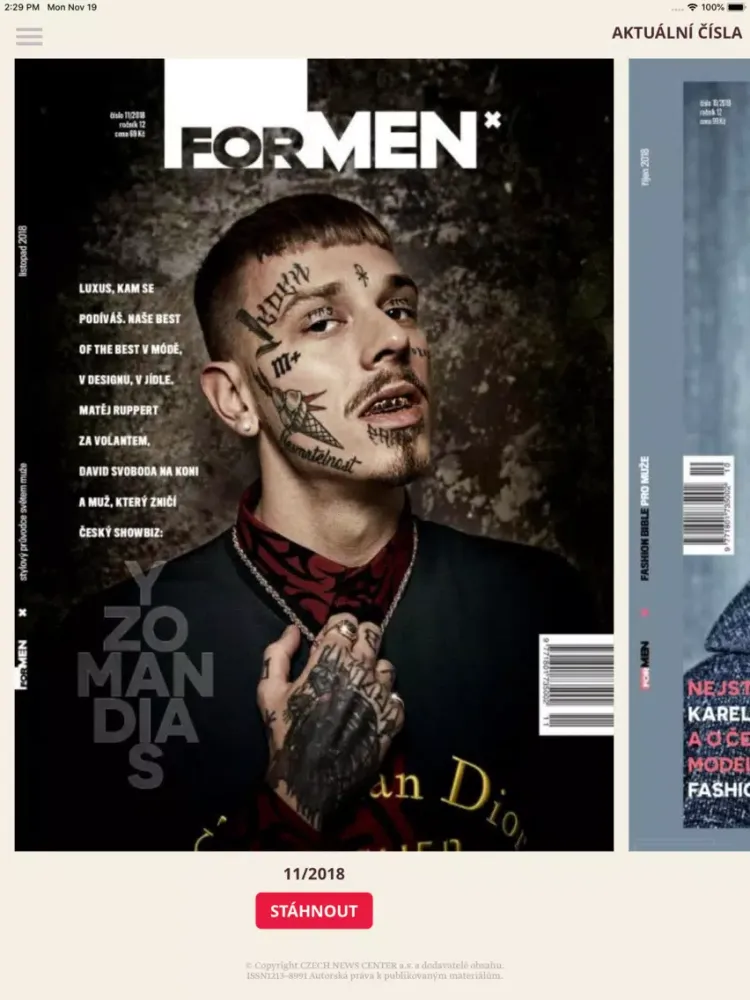 ForMen - svět muže iPad  স্ক্রিনশট