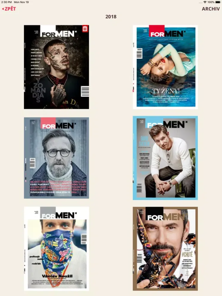 ForMen - svět muže iPad  স্ক্রিনশট