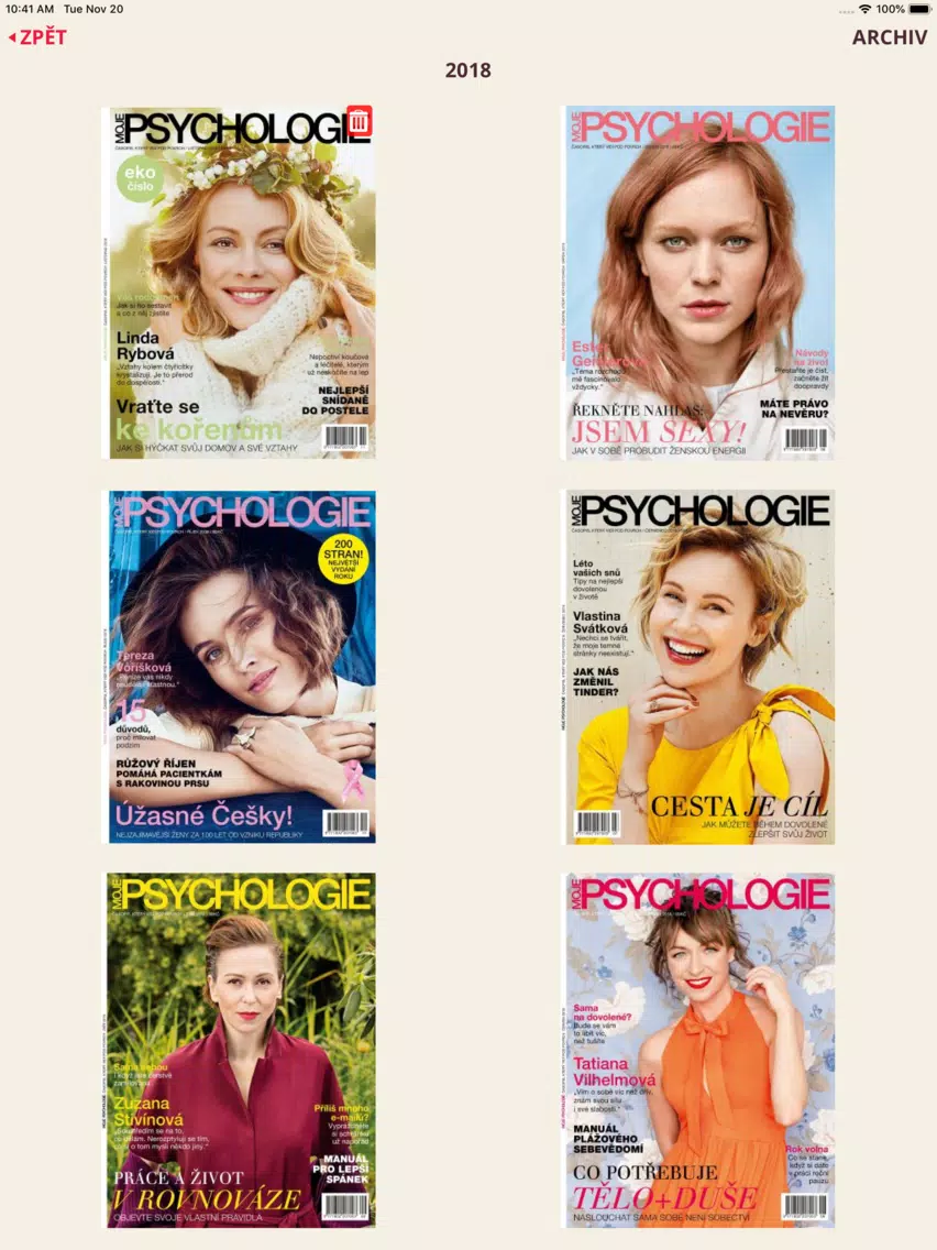 Moje psychologie iPad  سکرین شاٹس