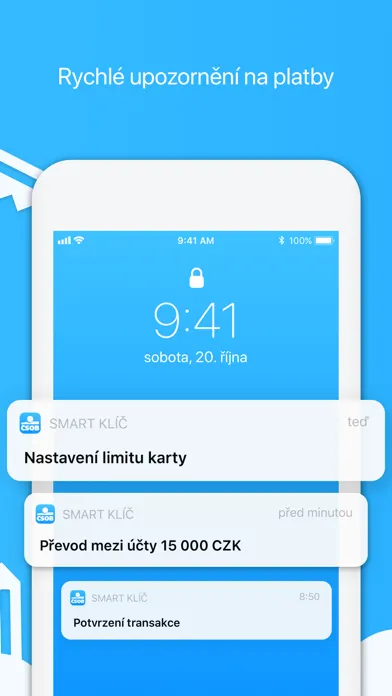 ČSOB Smart klíč स्क्रीनशॉट