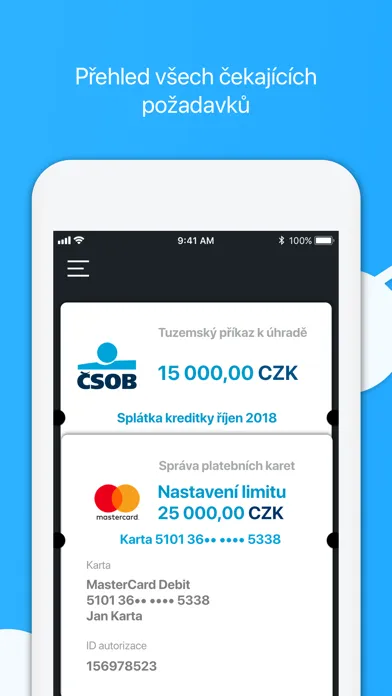 ČSOB Smart klíč स्क्रीनशॉट