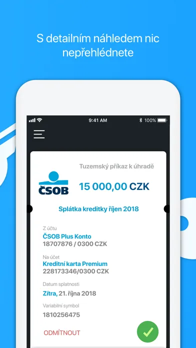ČSOB Smart klíč स्क्रीनशॉट