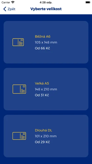 Pohlednice Online Screenshots