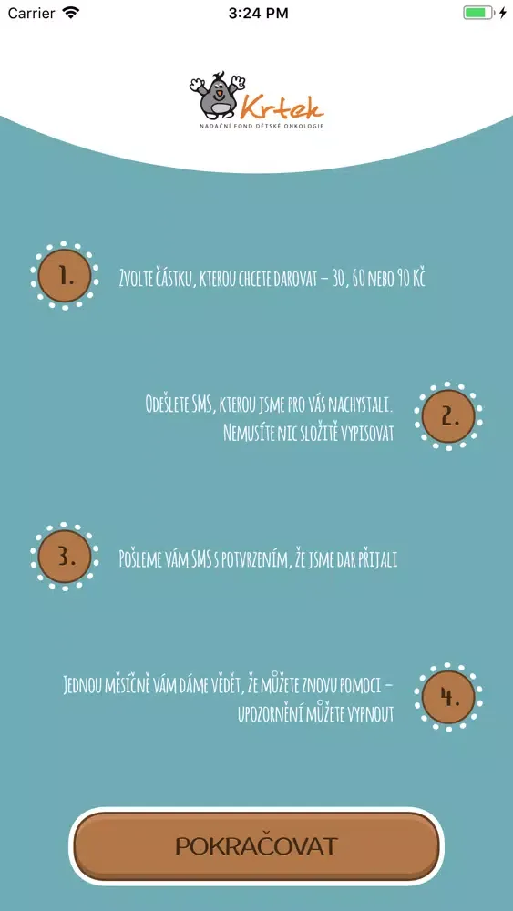 Tangkapan skrin Krtek DMS