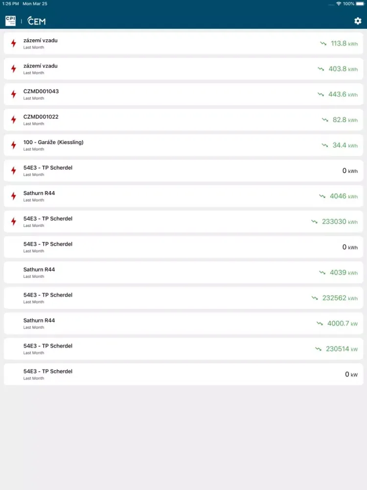 CPI CEM iPad 應用截圖