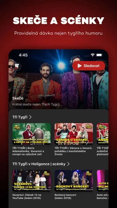 Ảnh chụp màn hình của MírPlay: videotéka Divadla Mír