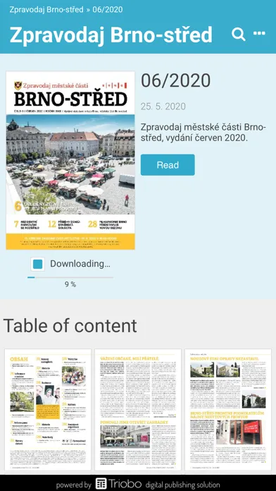 Zpravodaj MČ Brno-střed स्क्रीनशॉट