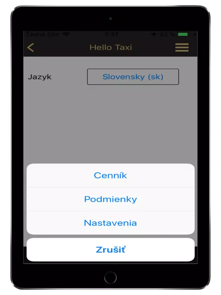 Capturas de pantalla de HELLO TAXI Košice iPad 