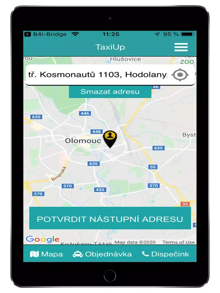 TaxiUp Olomouc iPad 應用截圖